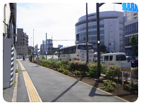 新馬場駅前 第一京浜（国道15号線）沿い